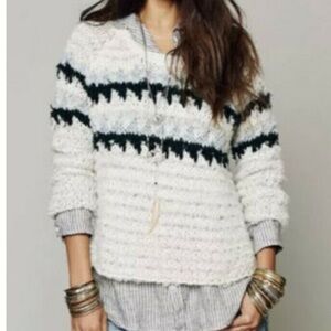 Free People Knit Fair Isle Sweater